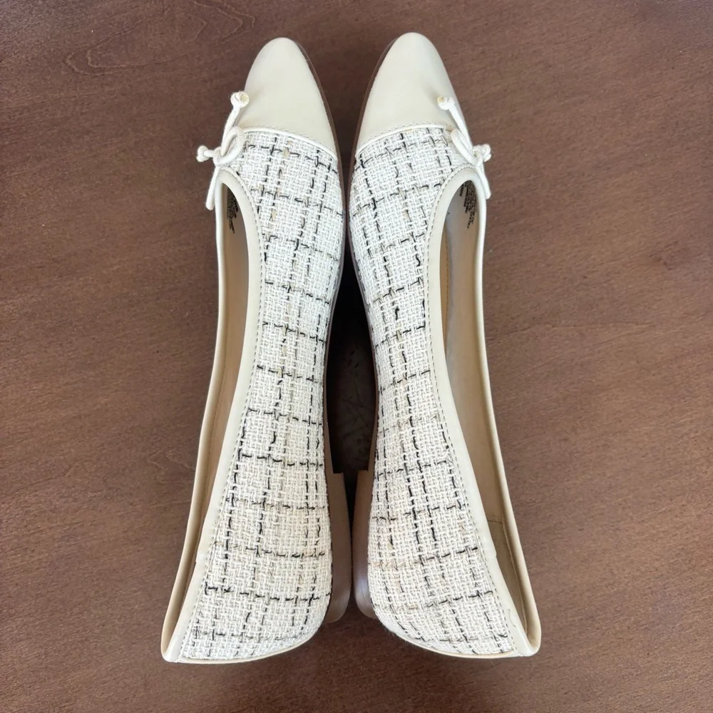 J.Crew Women's Tweed Ballet Flats, Size 7.5